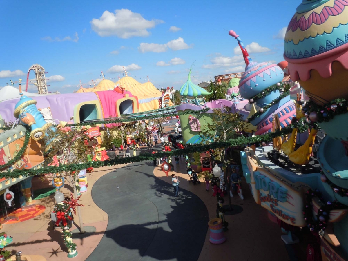 Grinchmas at Universal Orlando history and special needs information